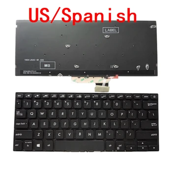 Нова Американо-Испанска Клавиатура За Лаптоп С Подсветка от ASUS VivoBook S14 S430 S430F S430FA S430FN S430U S430UA X430 X430F X430U