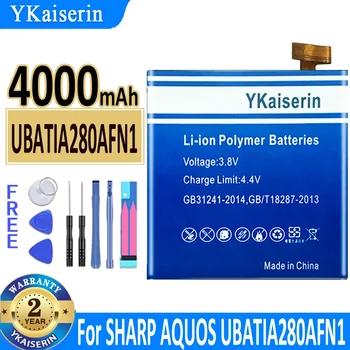 Батерия YKaiserin 4000 ма за мобилен телефон Sharp Aquos UBATIA280AFN1 Bateria 