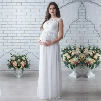 Дамско бельо макси рокля за фотосесии на бременни, вечерна рокля за парти в чест на раждането на детето, подпори за фотосесия