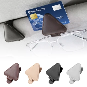 Авто държач за слънчеви очила, скоба, за да магнитна карта, удобен и компактен Скоба за документи, надежден и издръжлив за автомобил