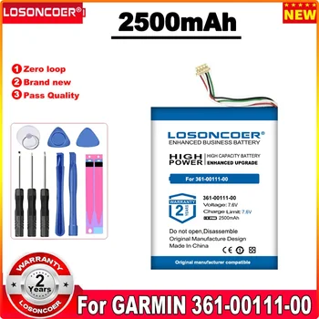 Батерия LOSONCOER 2500 ма за GARMIN 361-00111-00 Батерия
