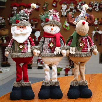 Дядо Коледа, Снежен човек, Кукла-Лосове, Коледна украса, Коледна Елха, Достойни за бижута, за Украса на работния плот, Коледна украса