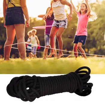 Играчка на найлон с въже, лека, с по-голям срок на служба, по-дълги за деца, детска играчка на гумена лента за скачане с въже