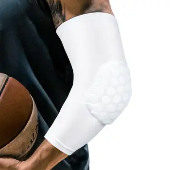 Ластични лактите подложки Удебелена гъба Защита на лакътя и коляното Защита Баскетбол Волейбол Спортна подплата на ръкав ръце Пораснали Деца
