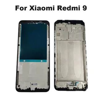Новост За Xiaomi Redmi 9 Средна Рамка на Предната Рамка на Корпуса на Задния Капак на Средната Плоча Модели LCD Подкрепа на Притежателя