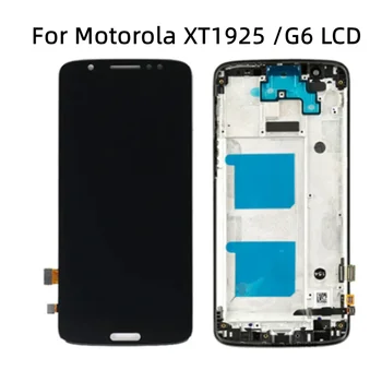 5,7-инчов LCD дисплей за Motorola XT1925, LCD дисплей за Мото G6, LCD дисплей + тъч дигитайзер възли за ремонт на екрана Moto G6