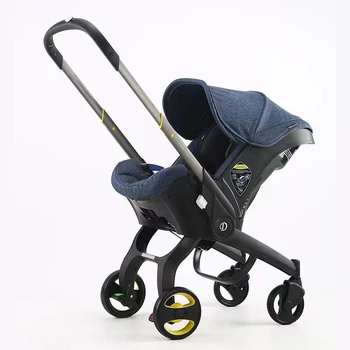 Детска количка 4 в 1, столче за Кола за новородено, количка-бъги, количка за сигурност, Лесно сгъваема
