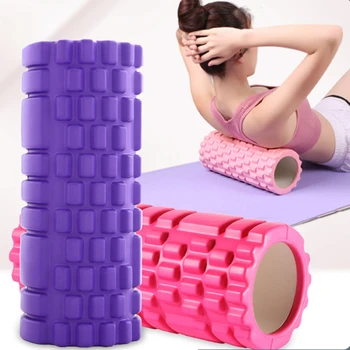 Фитнес-упражнения Brick Fitness Column 26/30 см Фитнес валяк за йога, пилатес, домашни симулатори за мускулите на краката си, ролкова масаж на гърба и стоп