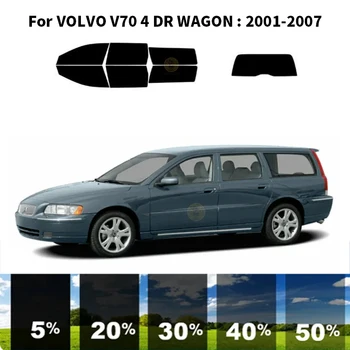 Предварително Нарязани на нанокерамическая Автомобили UV Фолио За Оцветяването на Прозорци За VOLVO V70 4 DR WAGON 2001-2007