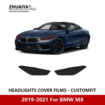 За BMW M8 2019-2021 Външна фаровете на колата със защита от надраскване, предварително нарязани на защитно фолио PPF, сервизна филм, автомобилни стикери, аксесоари