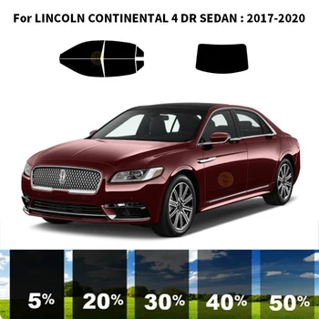 Предварително Обработена нанокерамика car UV Window Tint Kit Автомобили Прозорец Филм За LINCOLN CONTINENTAL 4 DR СЕДАН 2017-2020