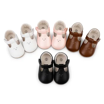 Baywell/ Обувки за малки момичета; сезон пролет-лято; Модни обикновена обувки от изкуствена кожа за деца; Дишаща нескользящая обувки подметка;