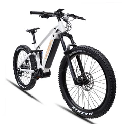 ODM Мощен електрически мотор с двойно окачване Fat Tire Електрически планински велосипед